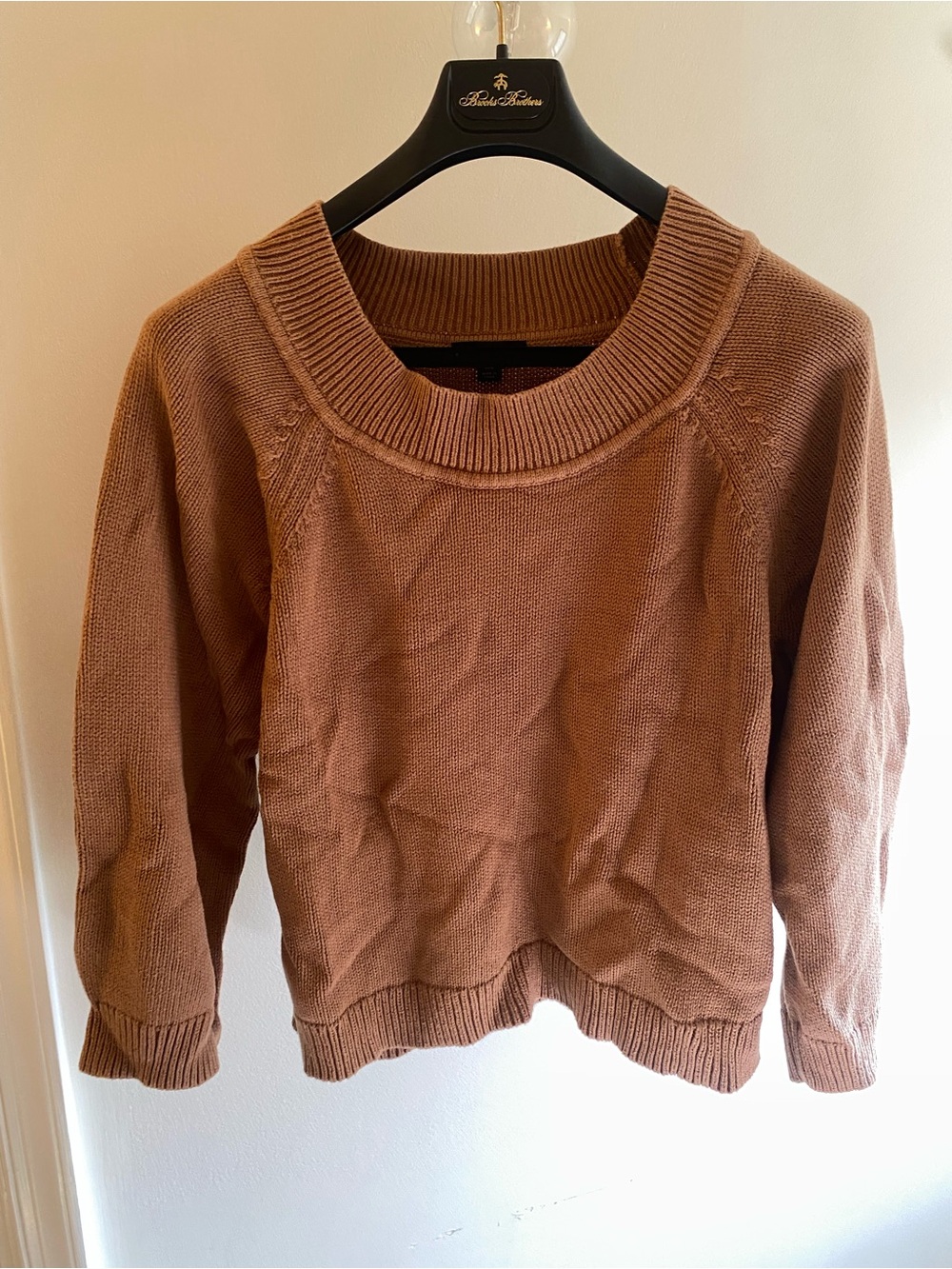 J. Crew Camel Crewneck Sweater size XS